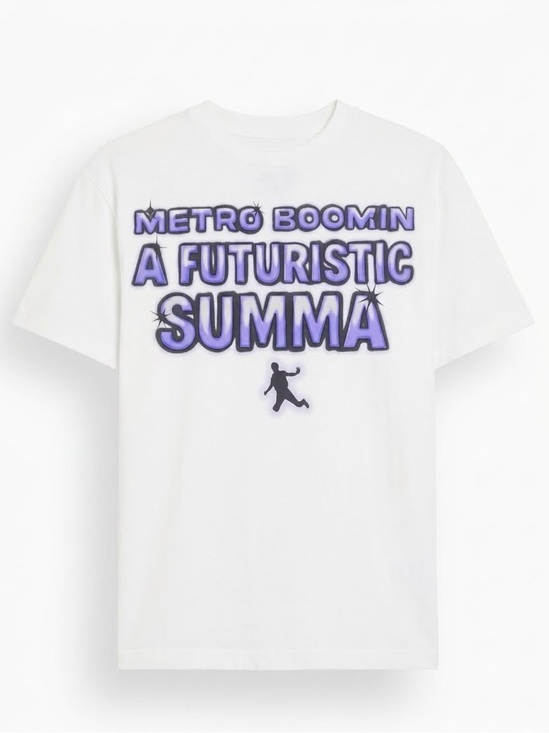 Metro Boomin Other - Unisex Metro Boomin 'A Futuristic Summa' Graphic Tee in White Size M